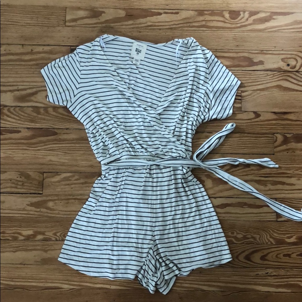 Billabong striped romper knit romp stomp